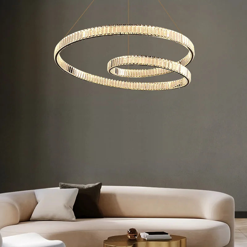 Suspension Cristal LED Luxe - Élégance et Style