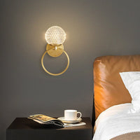 Applique murale LED Luxury en cristal de verre Ball