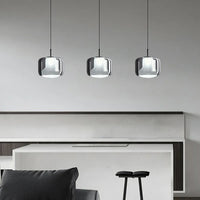 Suspension LED en verre au design nordique minimaliste - Luminairia