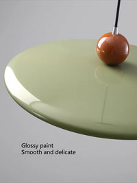 Lustre de restaurant style crème ovni - Élégance moderniste