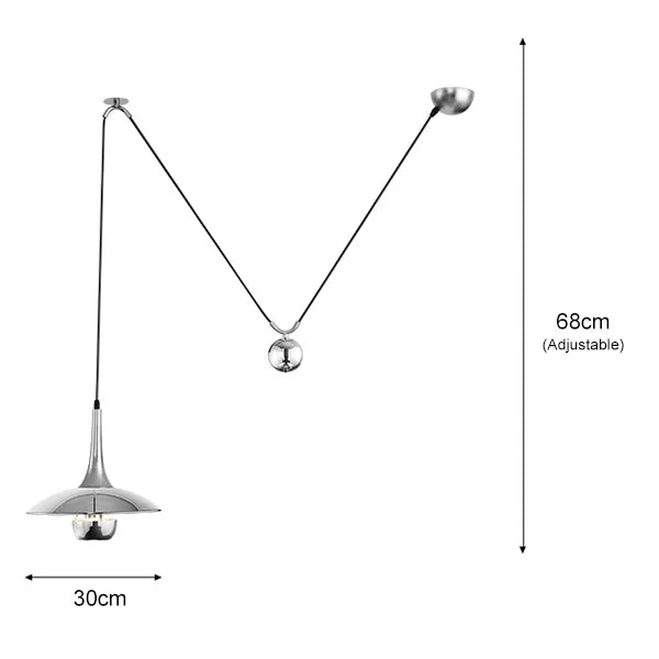 Lampe UFO Nordique Stylistic Suspension