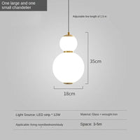 Suspension Deluxury Europe Glass LED Bottle Design