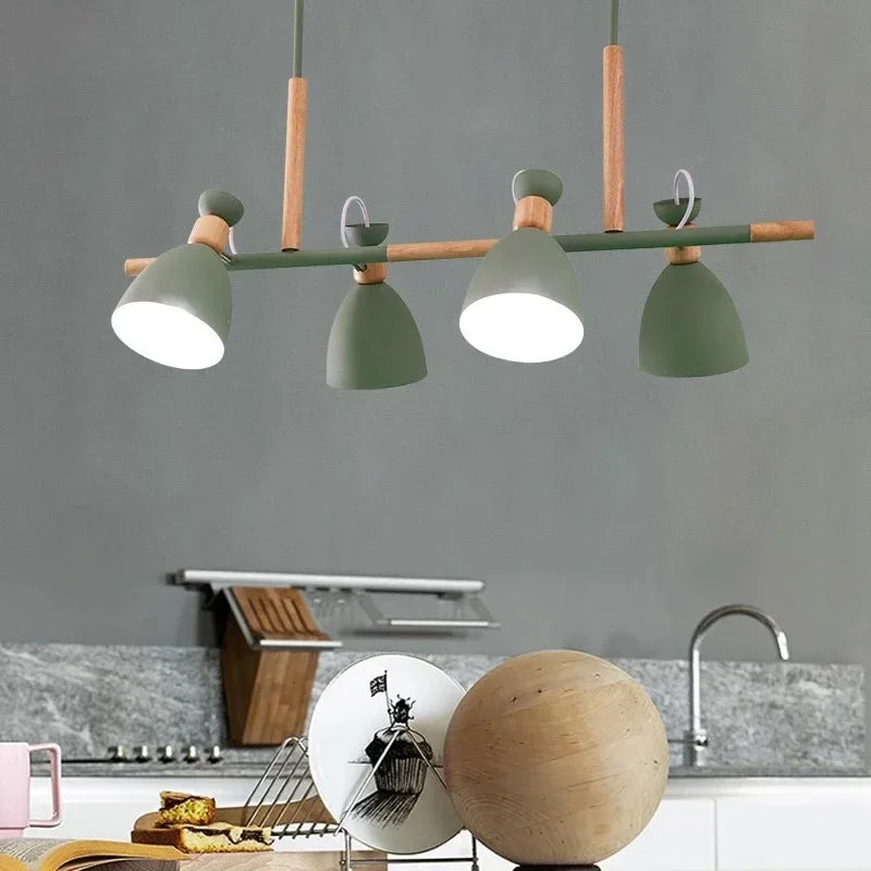 Suspension LED en Rondins Nordiques - Déco Inspirante