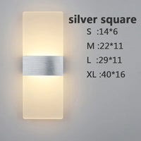 Applique Murale LED Design pour Chambre avec Effet Acrylique Elliptique