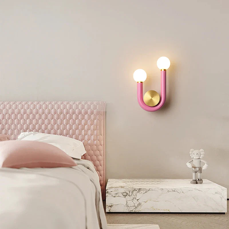 Appliques murales créatives pour hôtel contemporain et allée