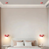 Lampe LED suspendue Mickey pour soin des yeux des enfants.