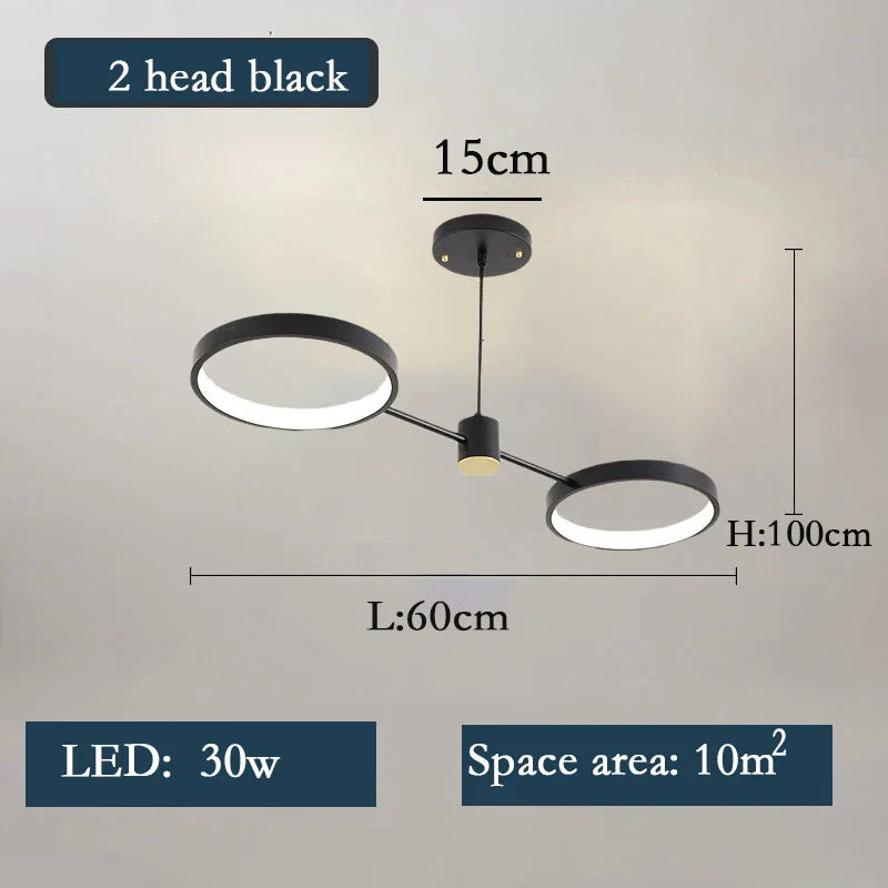 Plafonnier LED Scandinave Chic