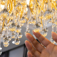 Lustre en Cristal LED de Luxe Moderne pour un Intérieur Élégant