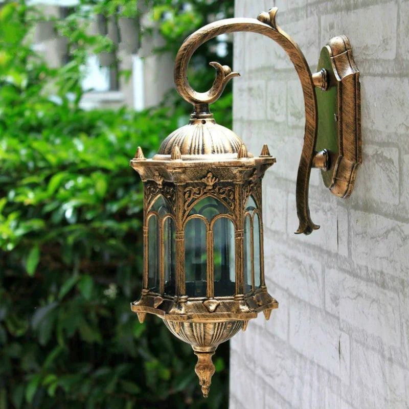 Applique murale rétro d'extérieur étanche pour villa - Modèle WF1022 Brilliance