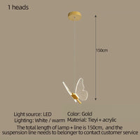 Lustre Papillon LED pour Éclairer vos Espaces