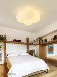 Plafonnier LED nordique minimaliste pour chambre d'enfants - Lampe nuage art en acrylique innovante