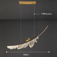 Lustre Cuivre Italien Moderne