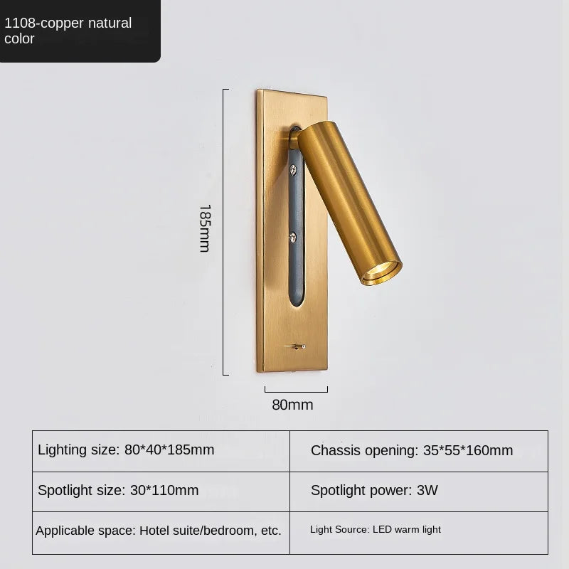 Applique Murale Premium d'Intérieur avec Chargeur USB