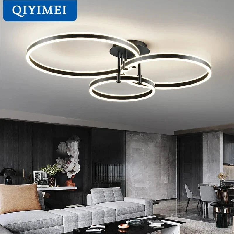 Lustre LED en Acrylique avec Éclairage Haut et Bas