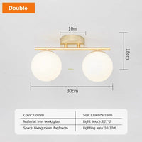 Lustre nordique en fer et verre pour une décoration moderne et créative