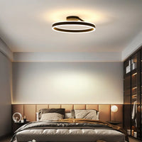 Lustre nordique LED anneau réglable pour suspension lumineuse décoratif.