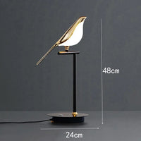 Lustre LED Oiseau-de-pie : Suspension Créative