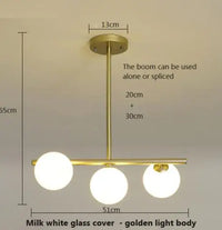 Lustre Horizonglass Boules Design
