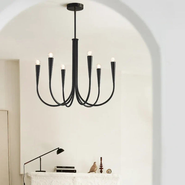 Lustre de Luxe à LED Style Français Doré
