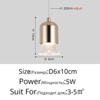 Suspension LED Minimaliste Nordique pour Bar et Restaurant Créatif