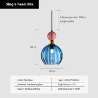 Suspension Bonbon en Verre pour une Déco Lumineuse