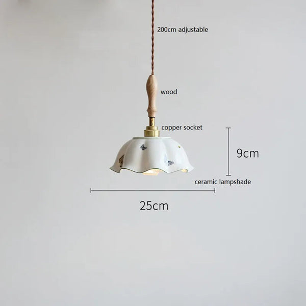 Suspension Luminaire Papillon LED Nature