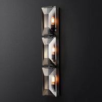 Applique murale LED en cristal pour chambre et salon - Éclairage élégant et moderne