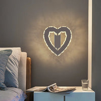 Applique murale LED en cristal de luxe moderne minimaliste