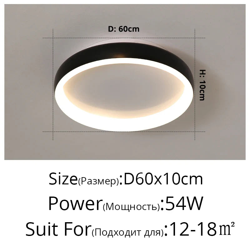 Lustre LED Design Moderne pour Éclairage Intérieur
