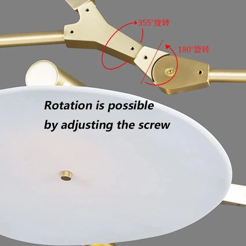 Lustre Moléculaire Sandyha - Luminaire Suspendu Soffitto