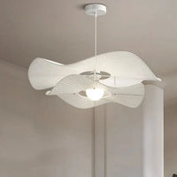 Lustre Nordique en Tissu avec LED pour Décoration Maison - Modèle Fleur