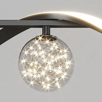 Lustre nordique en verre pour une ambiance d'éclairage intérieur unique
