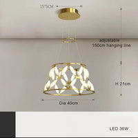 Plafonnier LED Minimaliste Moderne avec Abat-Jour Fantaisie: Style Durable