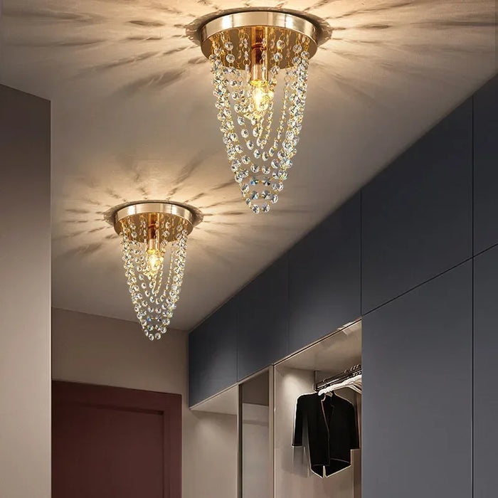 Plafonnier LED Bohème en Bois Luxe Moderne - Montage en Surface