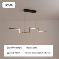 Lustre LED Design Réglable pour un Intérieur Moderne