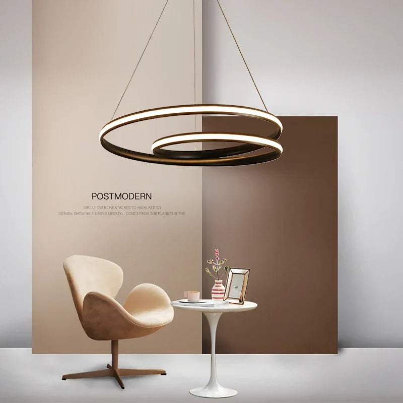 Suspensions LED Noir et Blanc