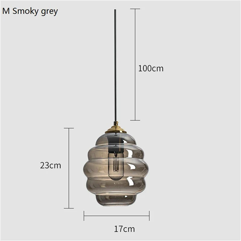 Suspension Boule de Vitrail Nordic Light