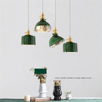 Suspension LED Moderne en Laiton et Verre pour une Décoration Élégante de Maison