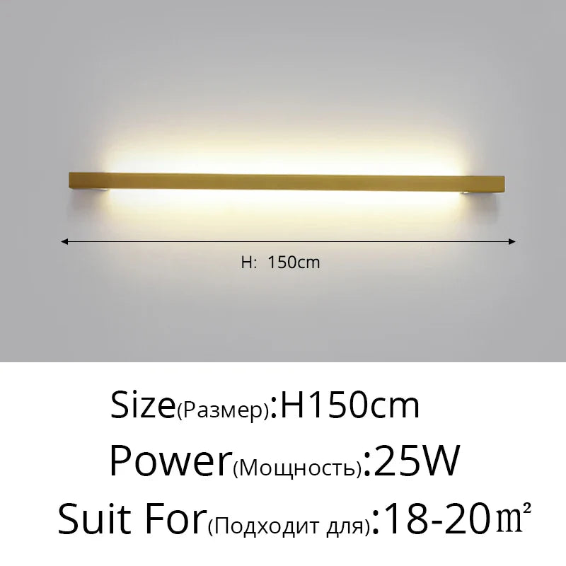 Applique murale LED design minimaliste et créatif