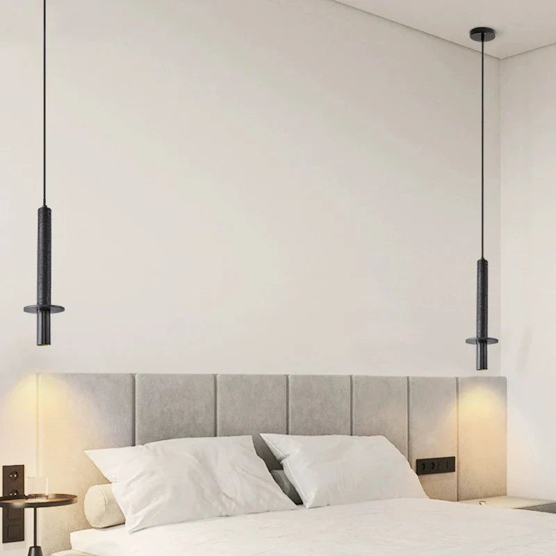 Suspension LED Moderne Lustre Nordique Ligne Longue Épurée