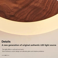 Applique murale LED NORDICHIC en noyer