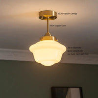 Suspension LED verre blanc.
