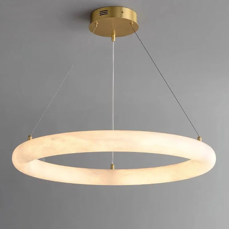 Lustre de luxe en marbre d'Espagne