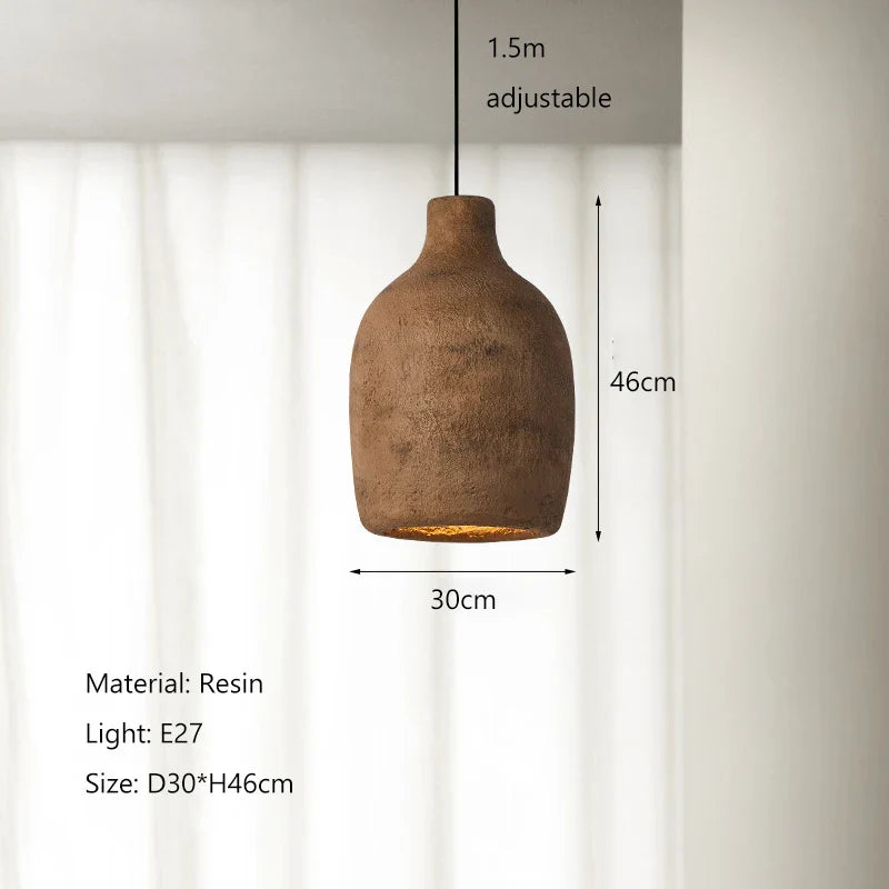 Nordique Wabi-Sabi Loft : Suspension LED Lights