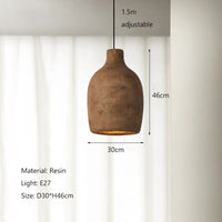 Nordique Wabi-Sabi Loft : Suspension LED Lights
