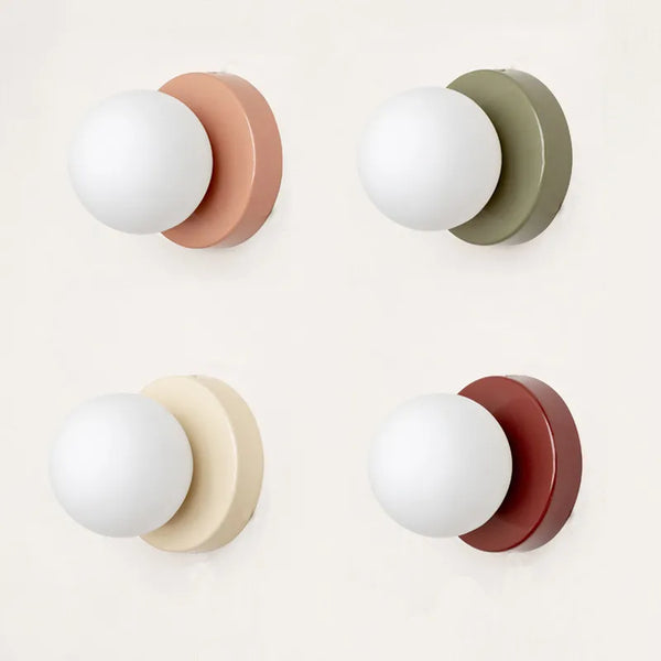 Applique murale LED Macaron 10/12cm - Édition Créative