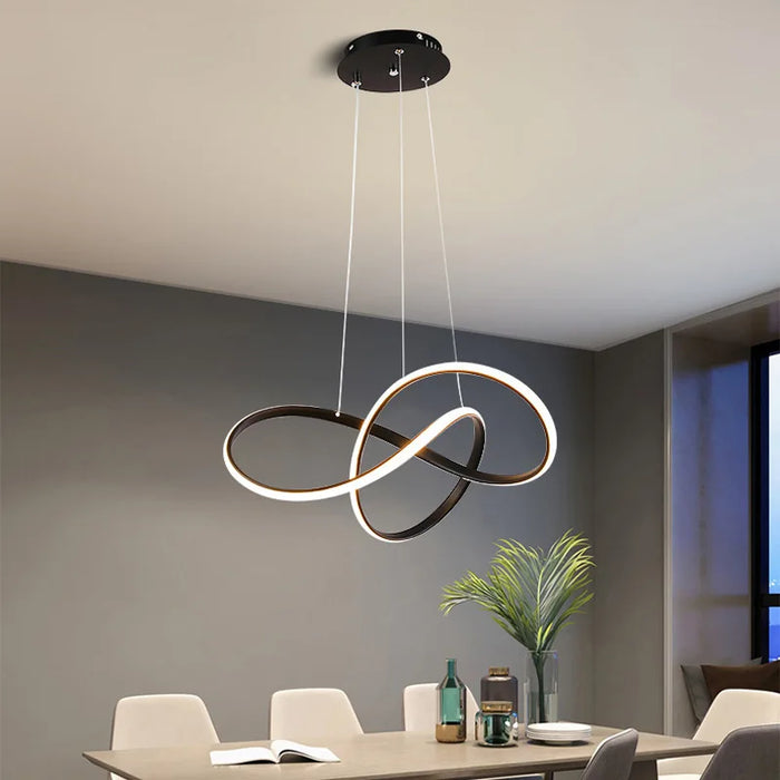 Lustre LED Nordique Moderne pour Décoration Intérieure