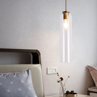 Suspension nordique en verre avec LED