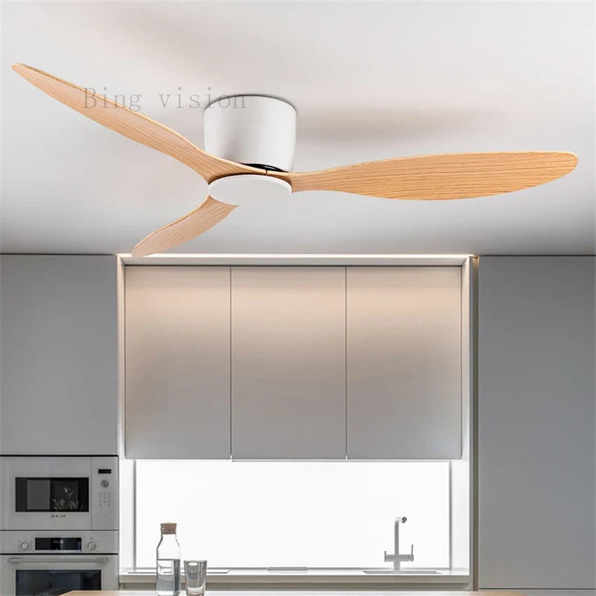 Nouveau Ventilateur de Plafond LED Nordique avec Télécommande - Qualité Haut de Gamme