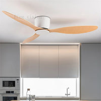 Nouveau Ventilateur de Plafond LED Nordique avec Télécommande - Qualité Haut de Gamme